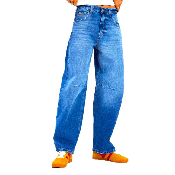 Urban Outfitters Denim - BDG Urban Outfitters Logan Buckle Baggy Barrel Denim Jeans Womens Sz 28W 28x31